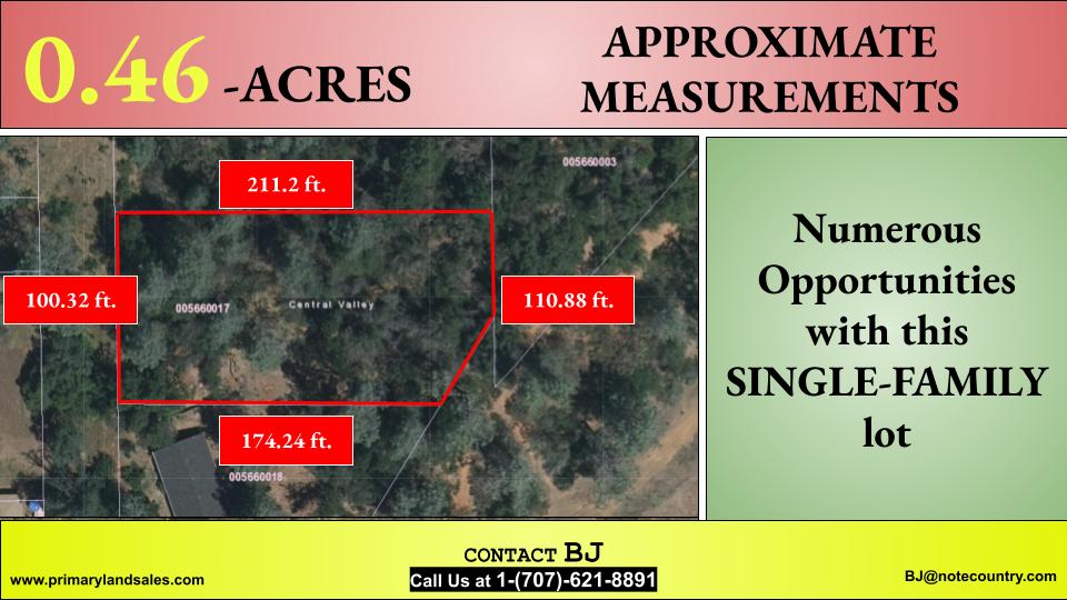 0.46-Acre FLAT land in Shasta Lake City, Shasta County, CA→ MOBILE HOME, TINY HOME, and MANUFACTURED HOME ALLOWED-- UTILITIES NEARBY-- Buy NOW for only $15,880