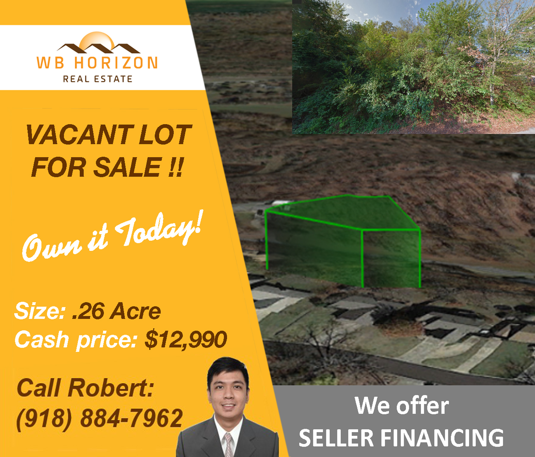 Catoosa, OK: Beautiful 11,500sqft lot for your HOME! $12,990. Adjoining Lot Available