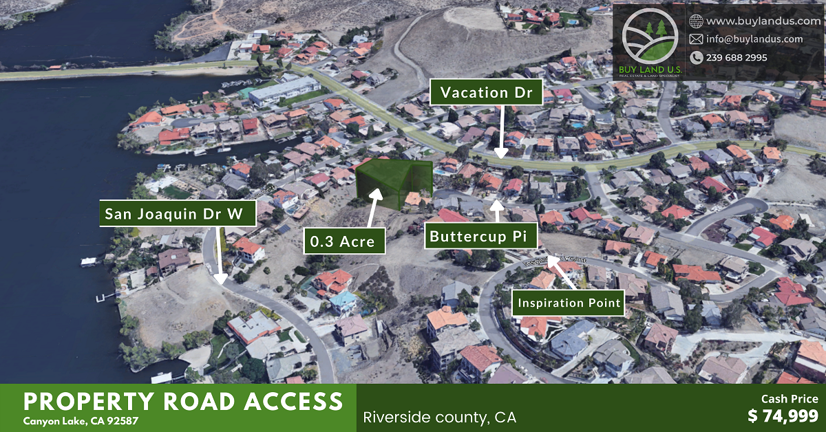Buttercup Pl, Canyon Lake, Riverside, California, 92587 Land for Sale