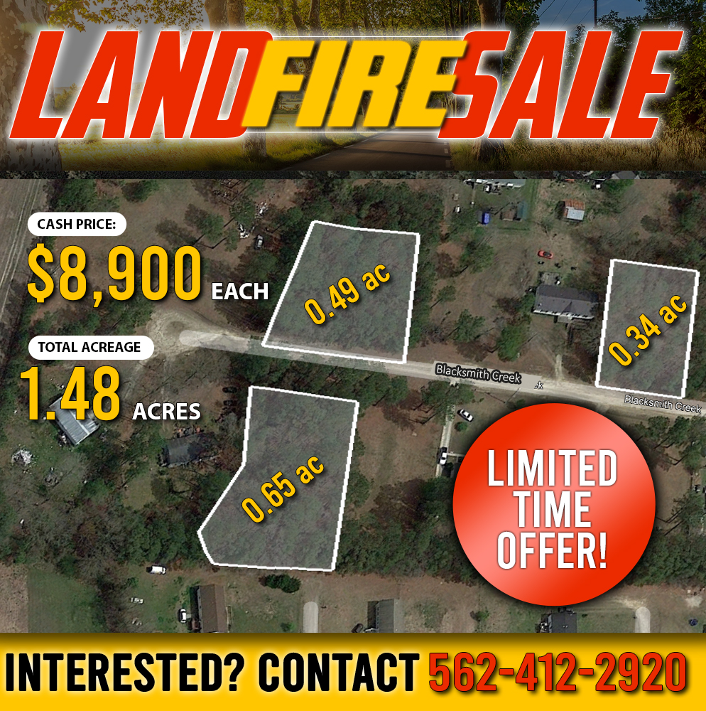 1.48ac Bundle Buy, Cul de Sac, Property Deal in Kinston, NC