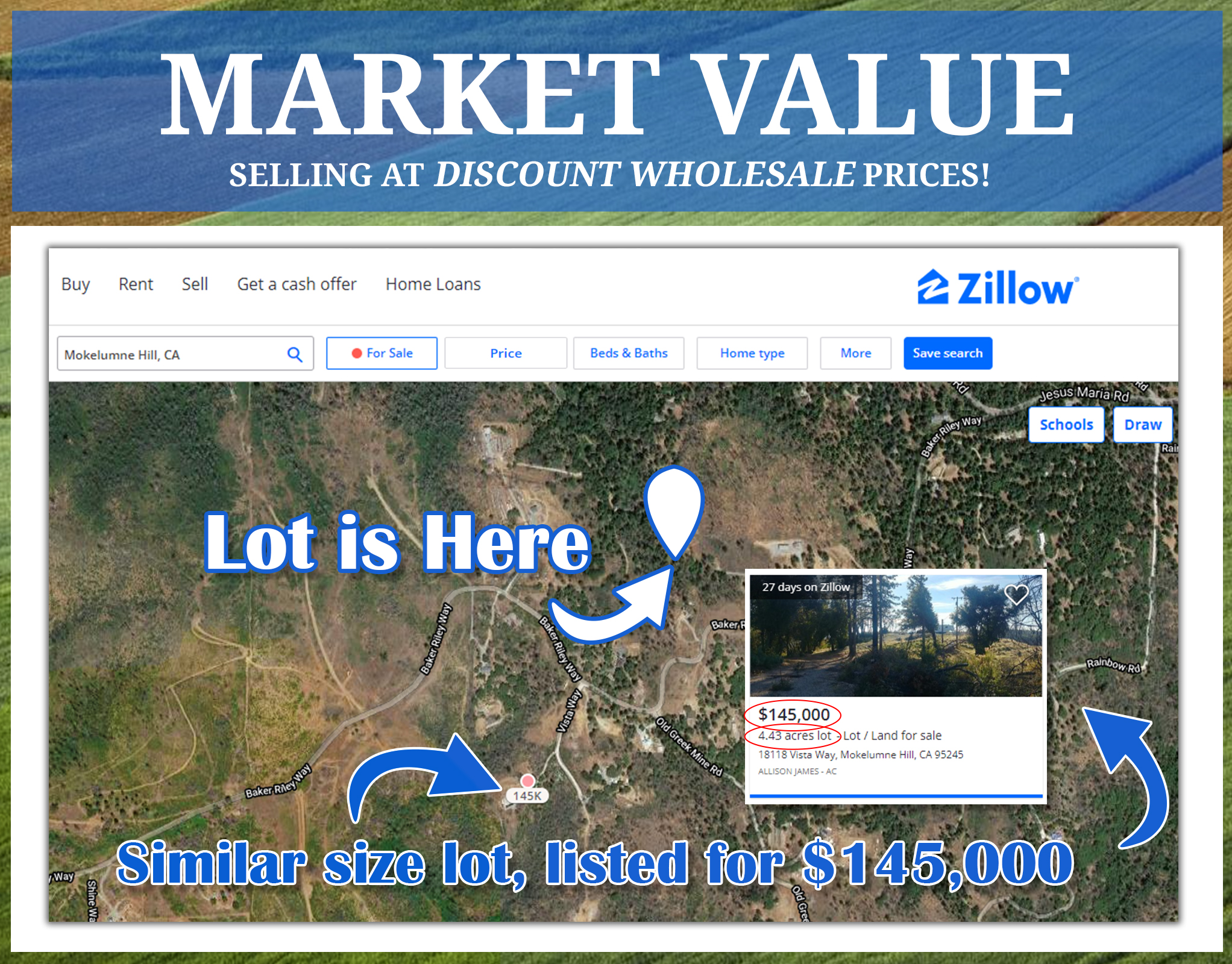 18168 Shadow Pine Ln, Mokelumne Hill, Calaveras, California, 95245 Land