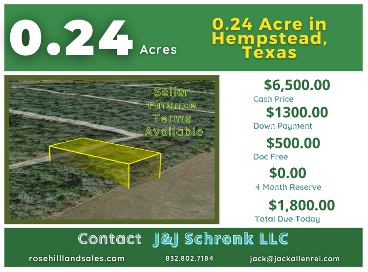 Hummingbird Ln, HEMPSTEAD, Waller, Texas, 77445 Land for Sale Landmodo
