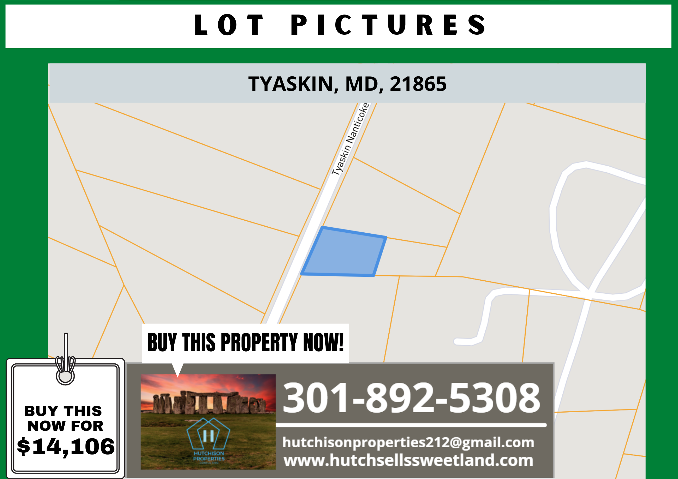 Tyaskin Nanticoke Rd, Tyaskin, Maryland, 21865 Land for Sale