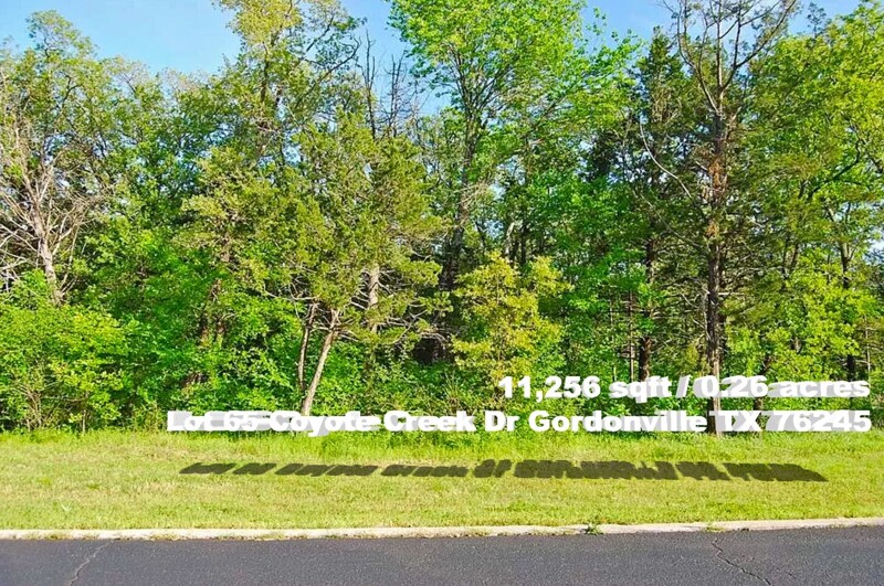 Live the resorts life on this 0.26 Acre Buildable Lot Gordonville - Lot 65 Coyote Creek Dr Gordonville TX 76245