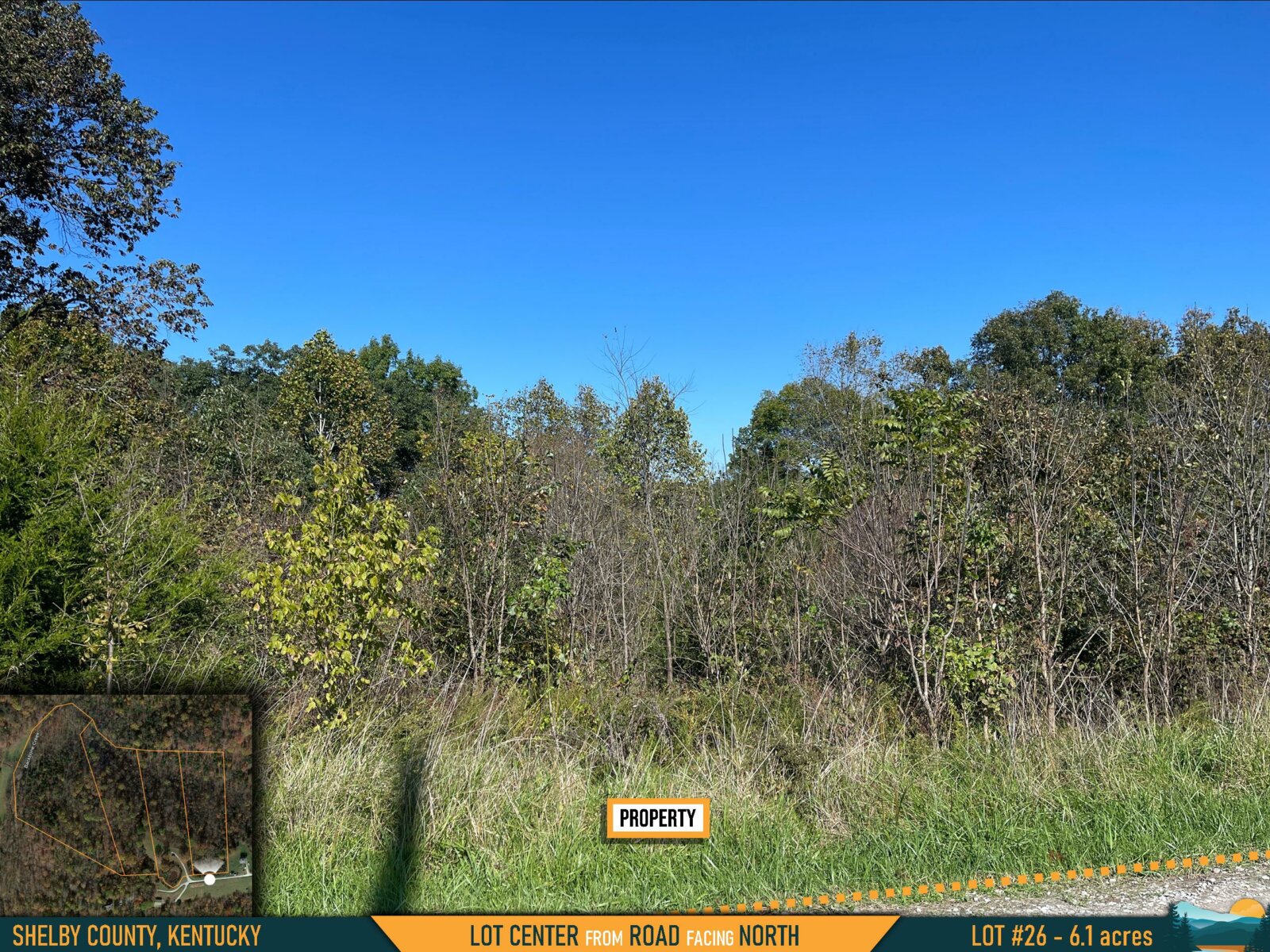 SHELBY COUNTY, KY | 6.1 acres | The “Easy Goer” Lot | Lowest-priced 6 acres in the County