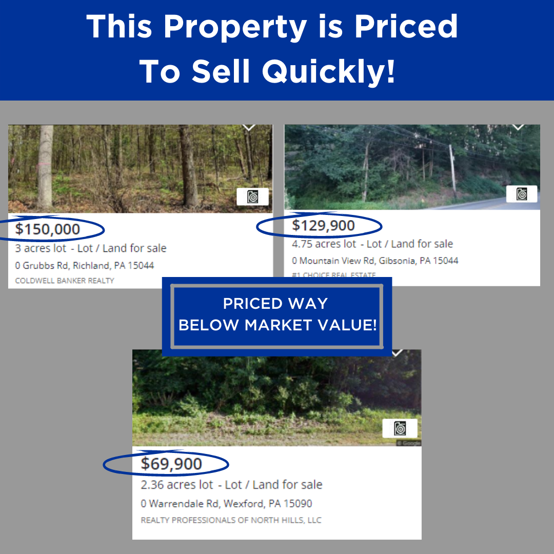 4-Acre Lot -- Just 30 Minutes to Pittsburgh!  --- No HOA Restrictions -- Buy today for ONLY $29,997