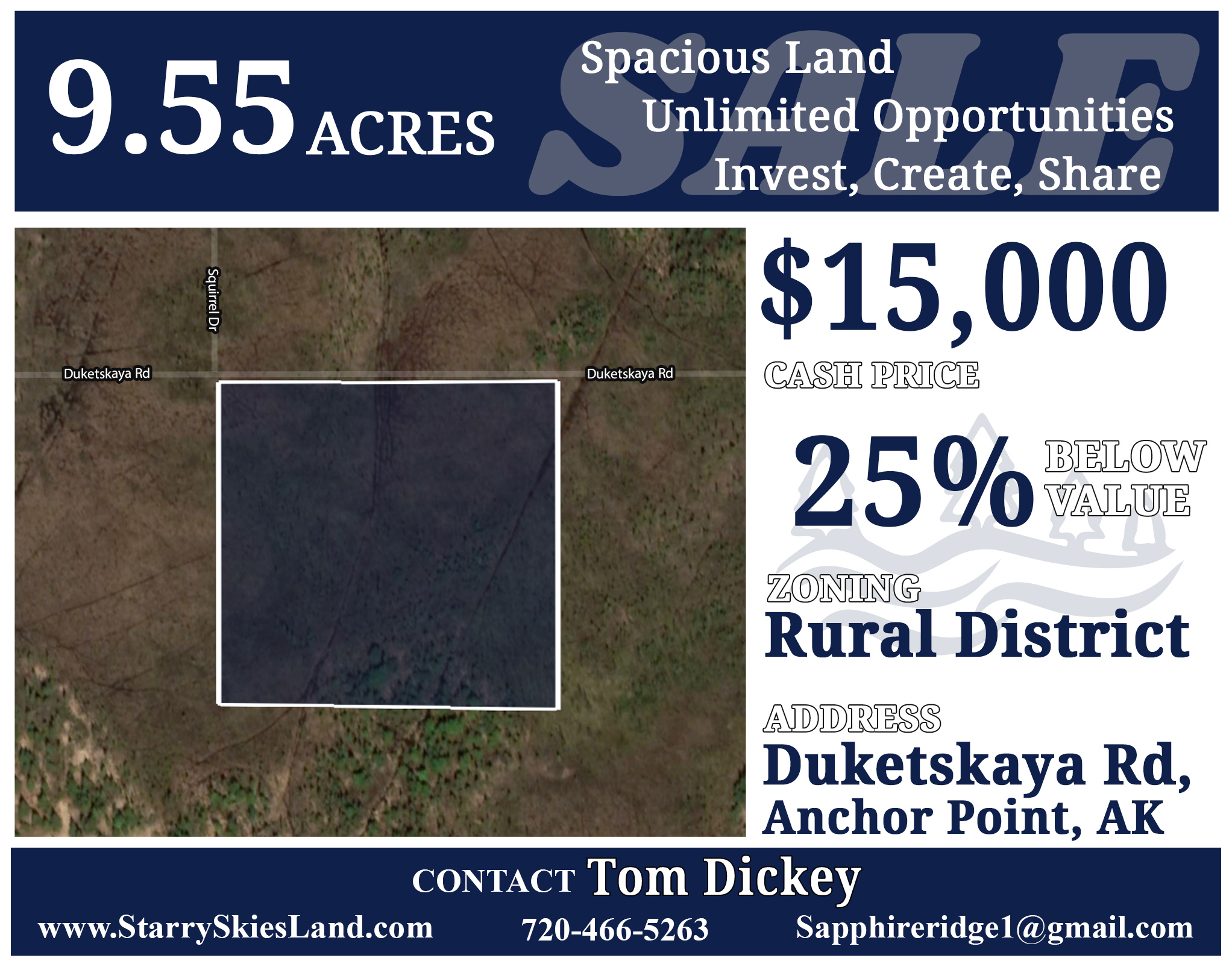 Enjoy Off-Grid Living at 25% Below Value on 9.55ac