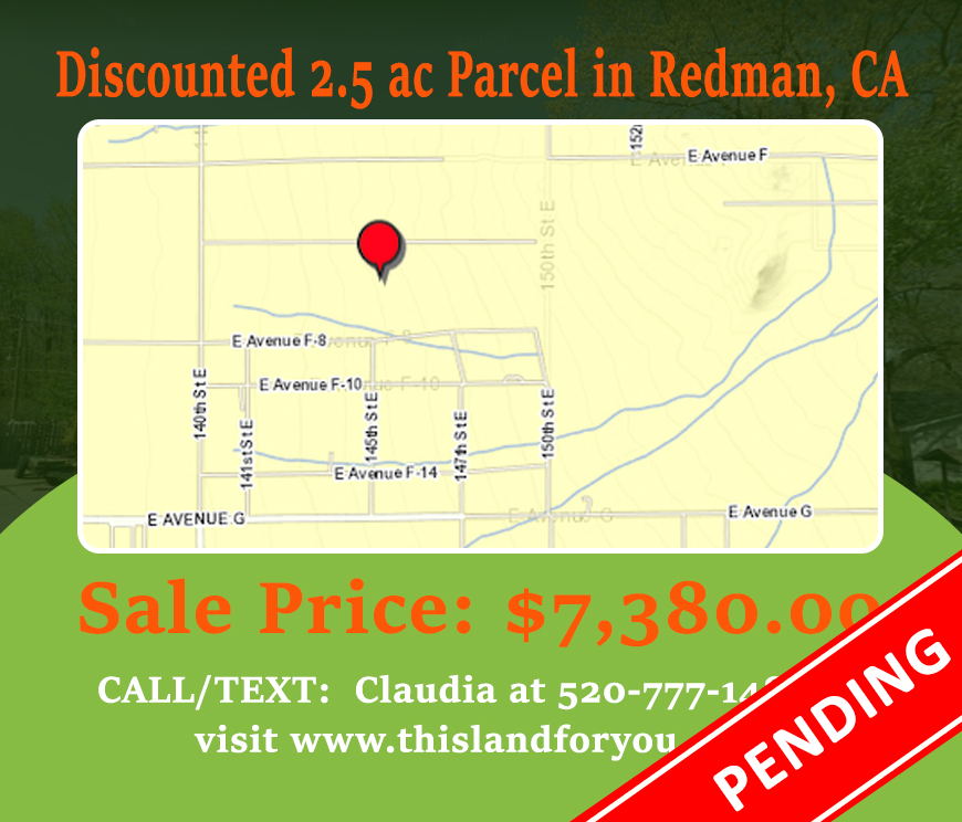 34.7415,117.8721 VAC/VIC 145 STE/AVE F8 REDMAN CA 935350000, Redman